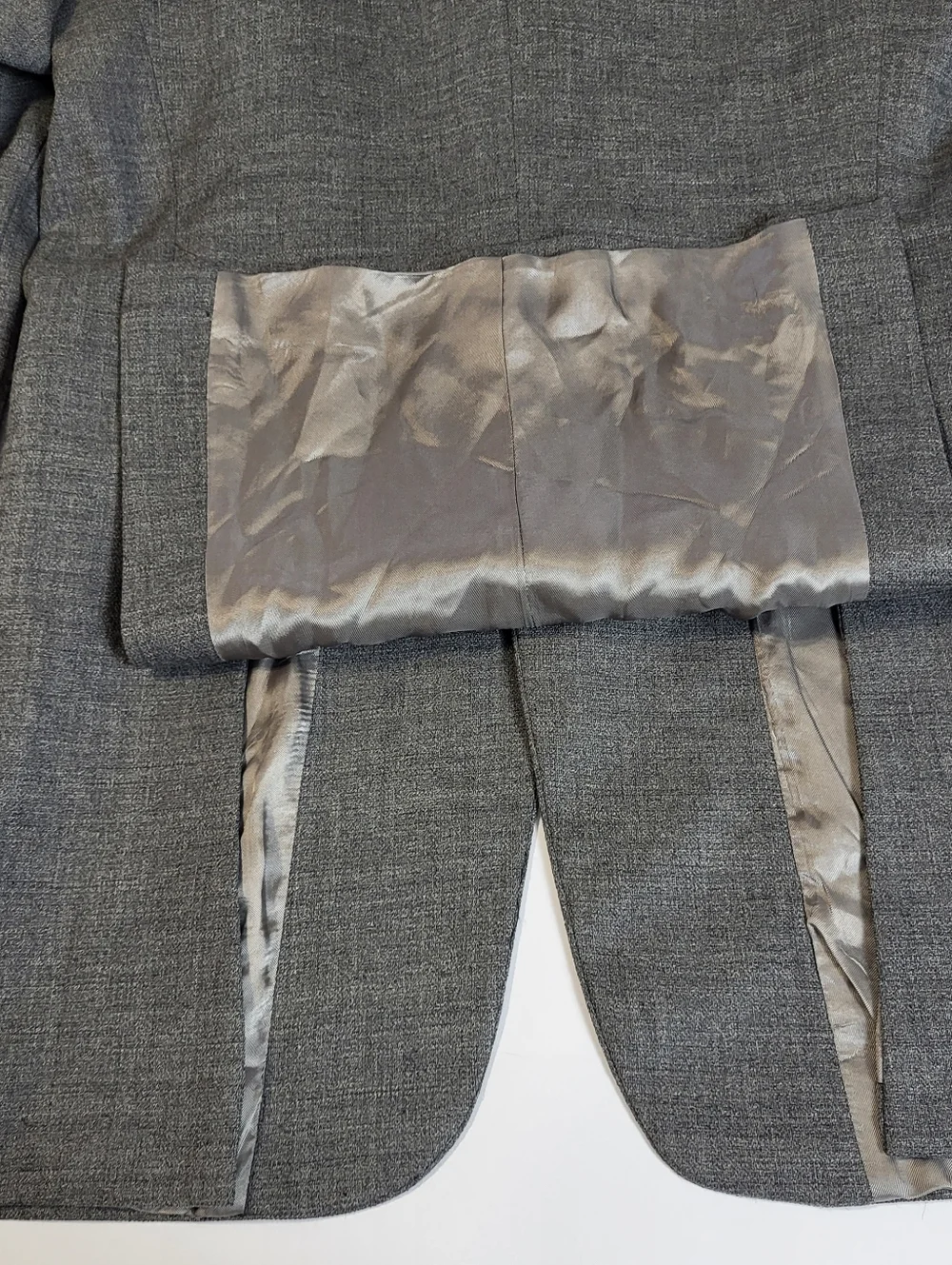 COS Wool Blend Blazer Sports Coat Jacket Lined Grey Single Breasted‎ Men's 36R